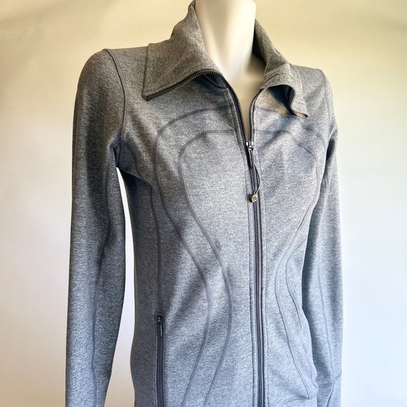 Lululemon Define Grey Full Zip Sport Jacket size 6 - Picture 4 of 13